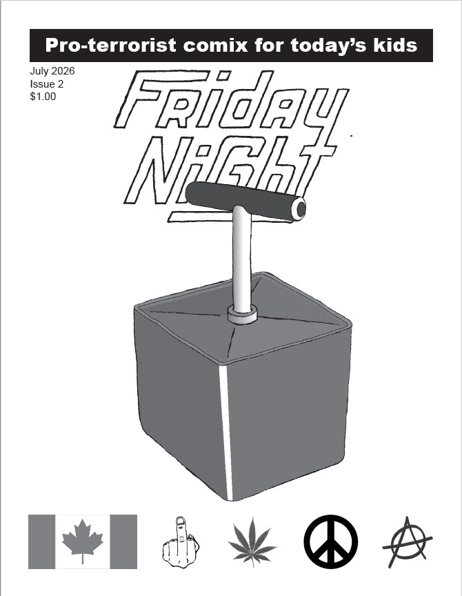 &ldquo;Friday Night Comics&rdquo; Issue 1 (July 2026) front cover
